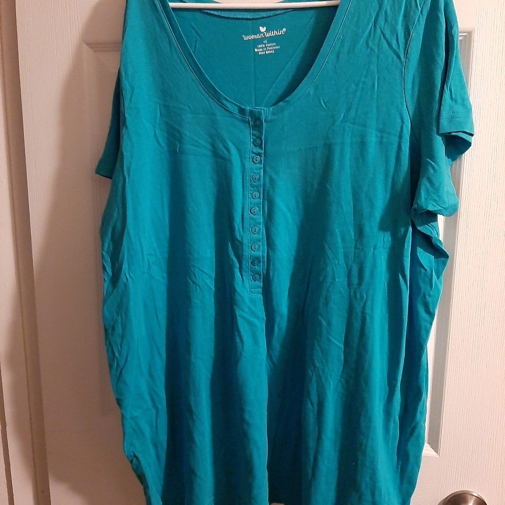 Woman Within cotton tee